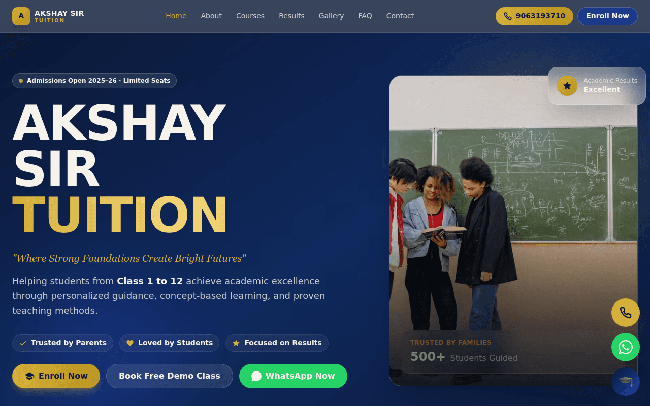 Akshay Sir Tuition