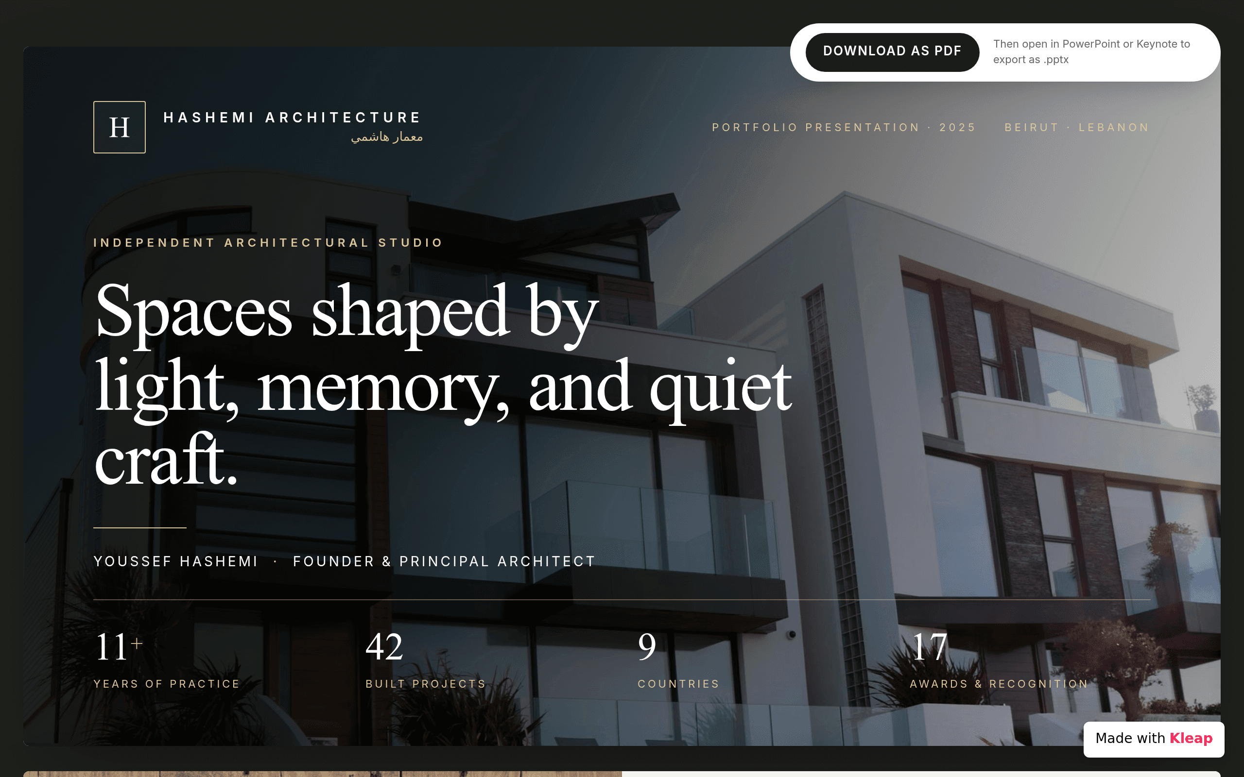Hashemi Architecture