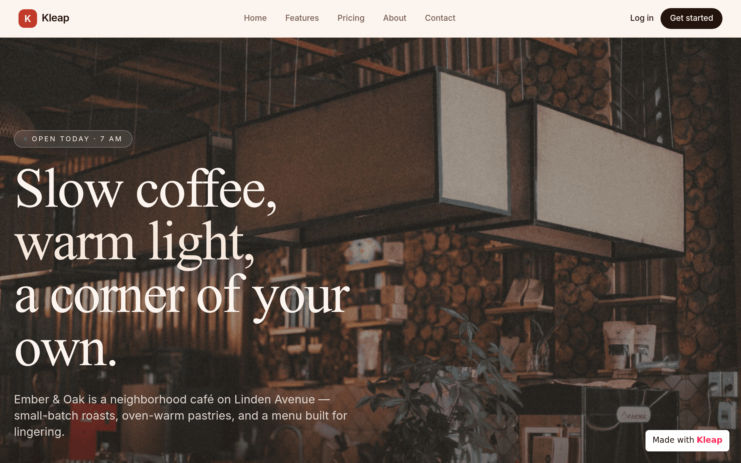 Ember & Oak Café