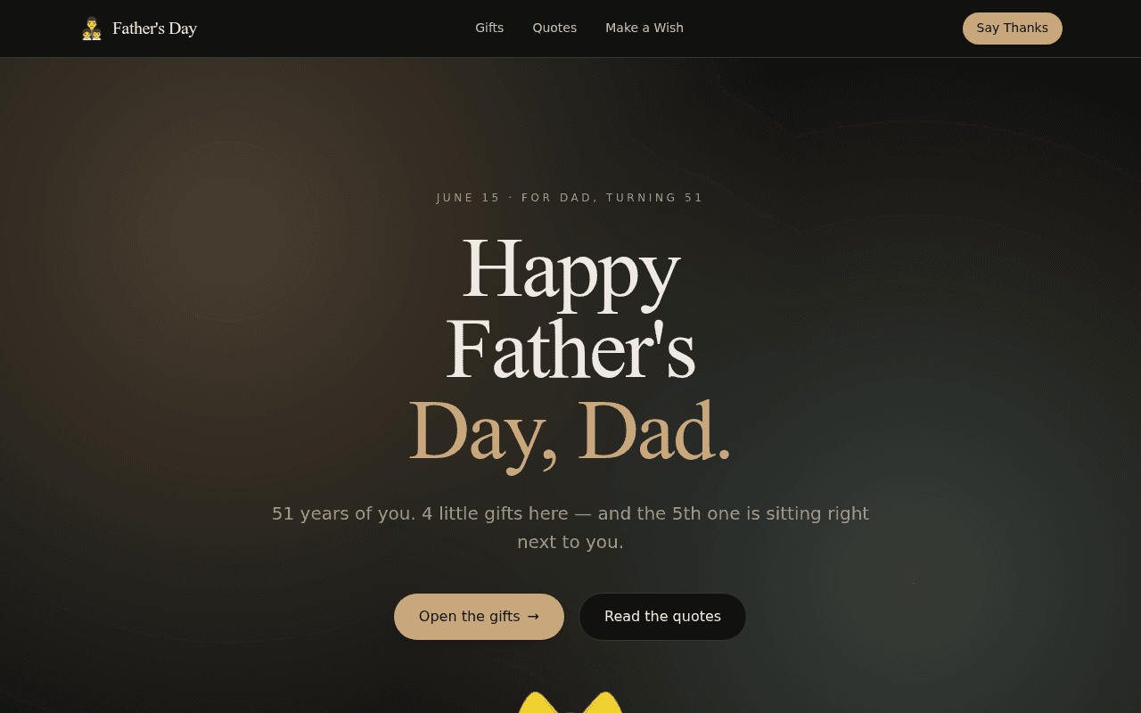 Happy Father's Day Dad!