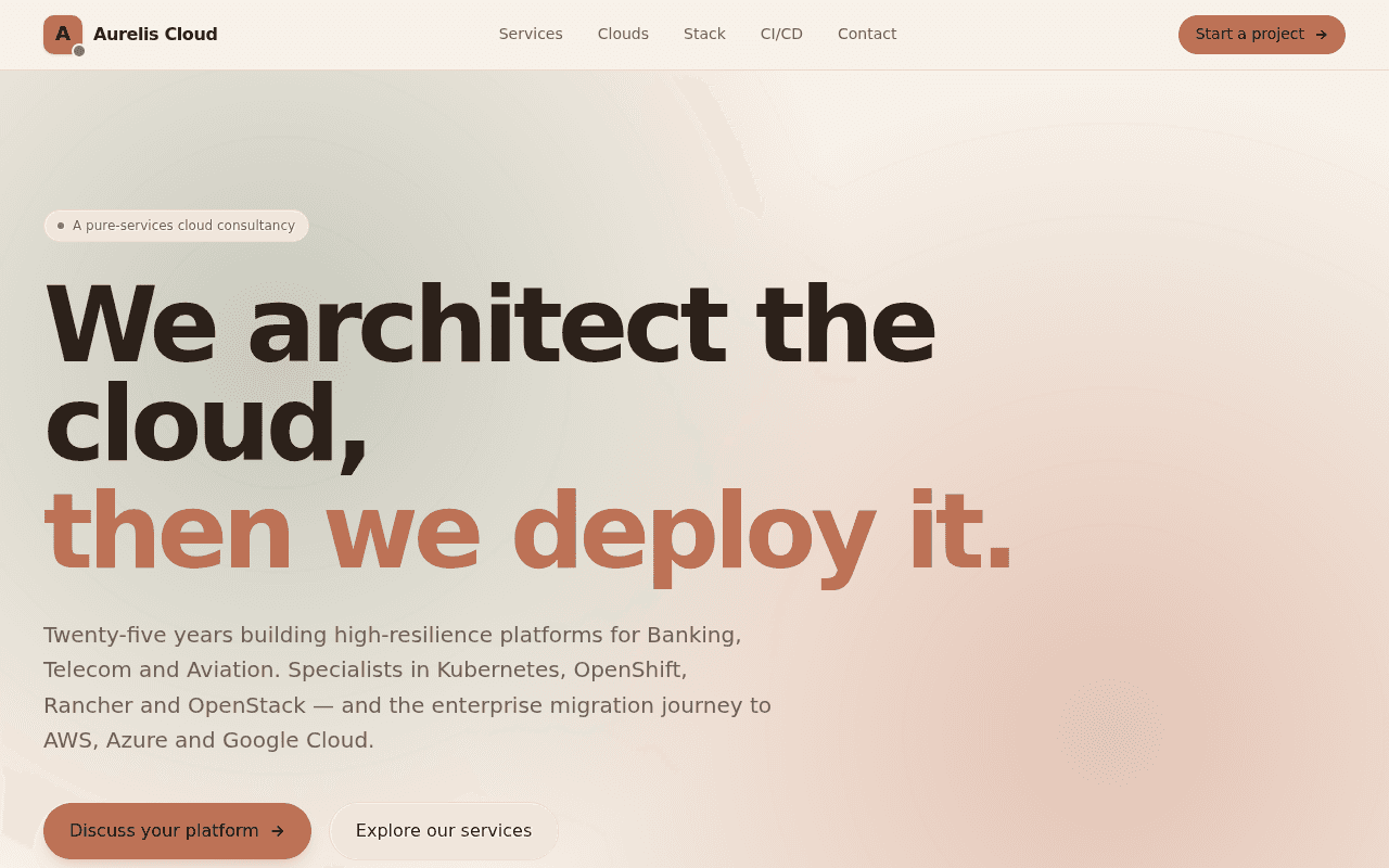 Enterprise application