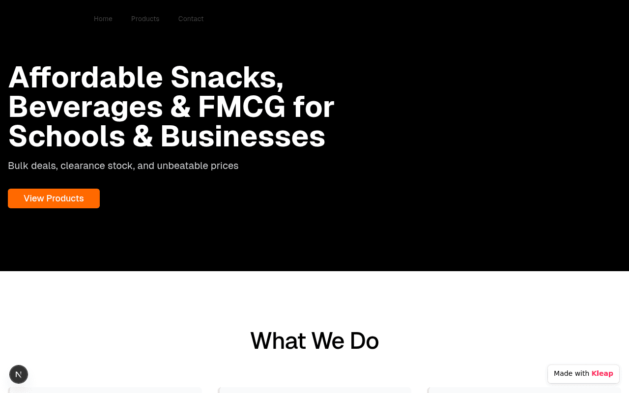 Bulk snacks and beverages for schools and businesses, delivered with convenience.