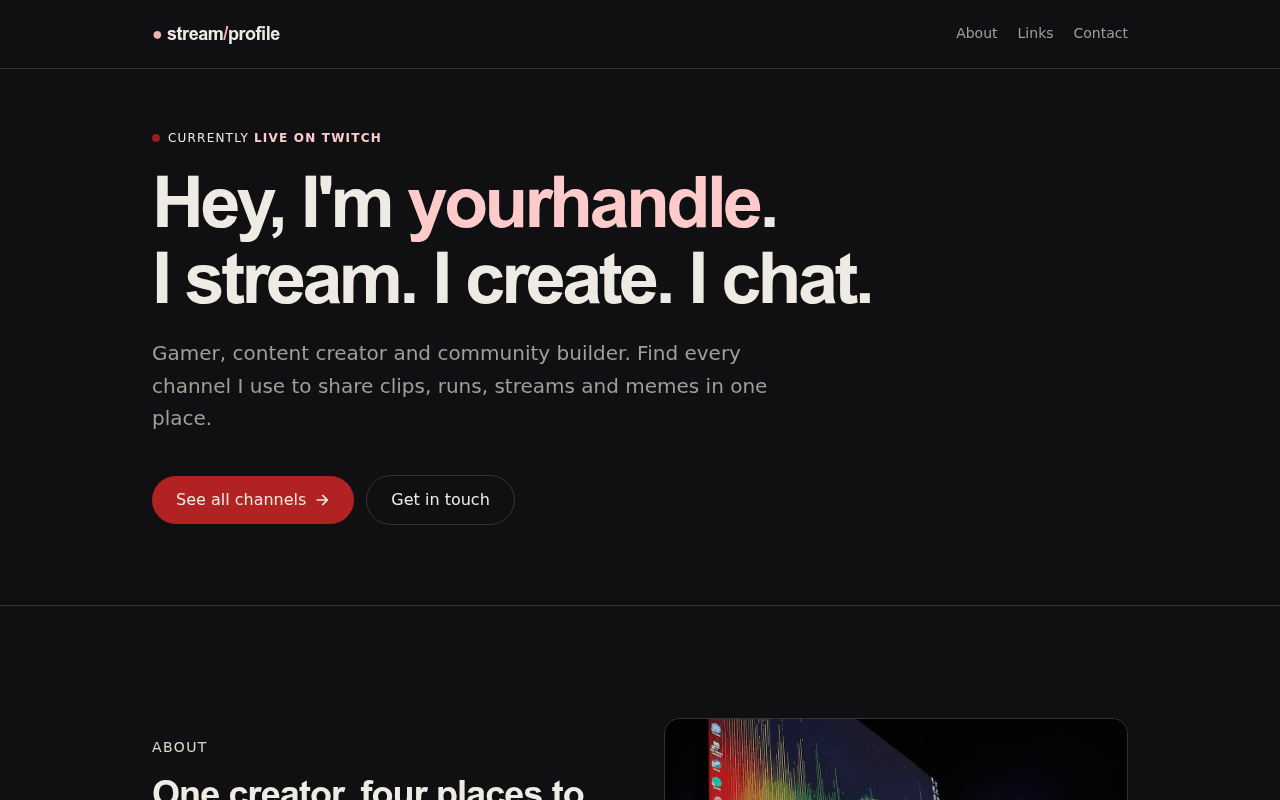Stream profile