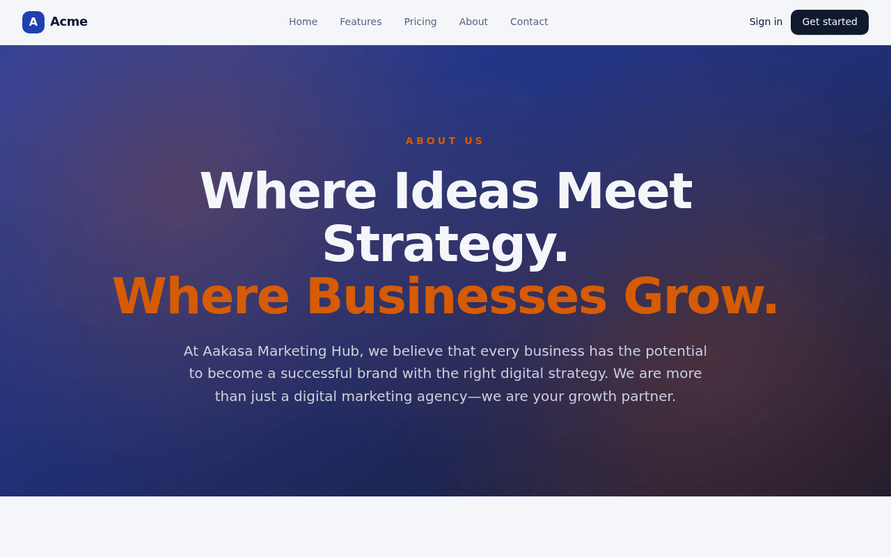 Page About Us