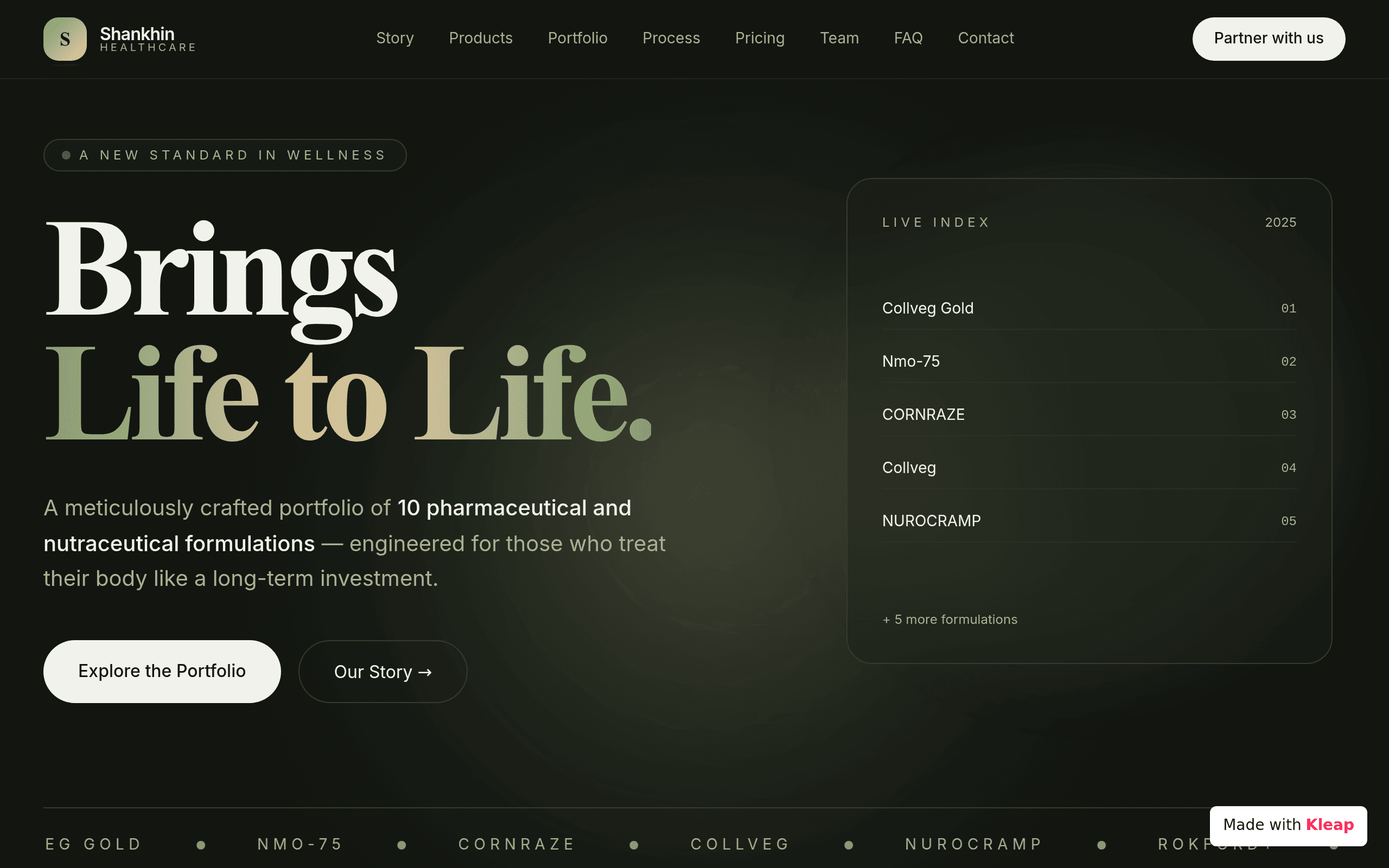 Screenshot of Shankhin Healthcare
