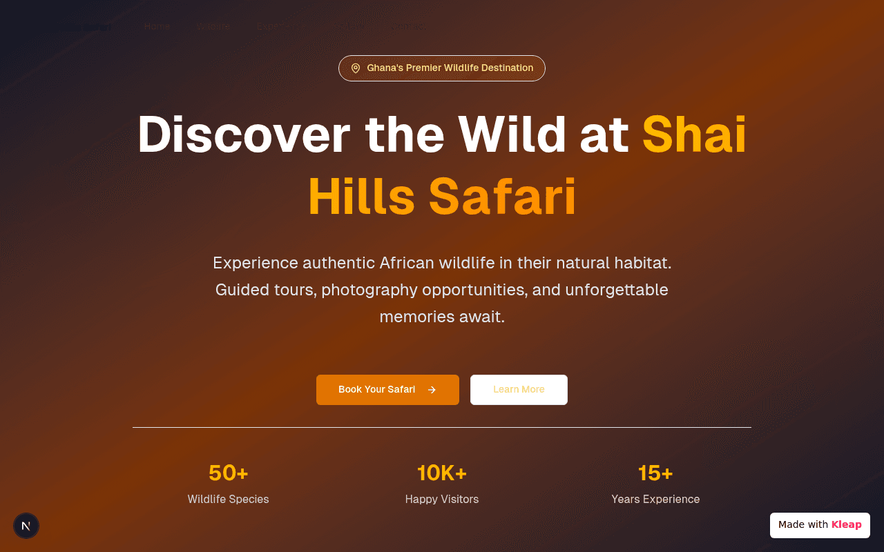 Journey through authentic African wildlife, captured in a visual safari story.