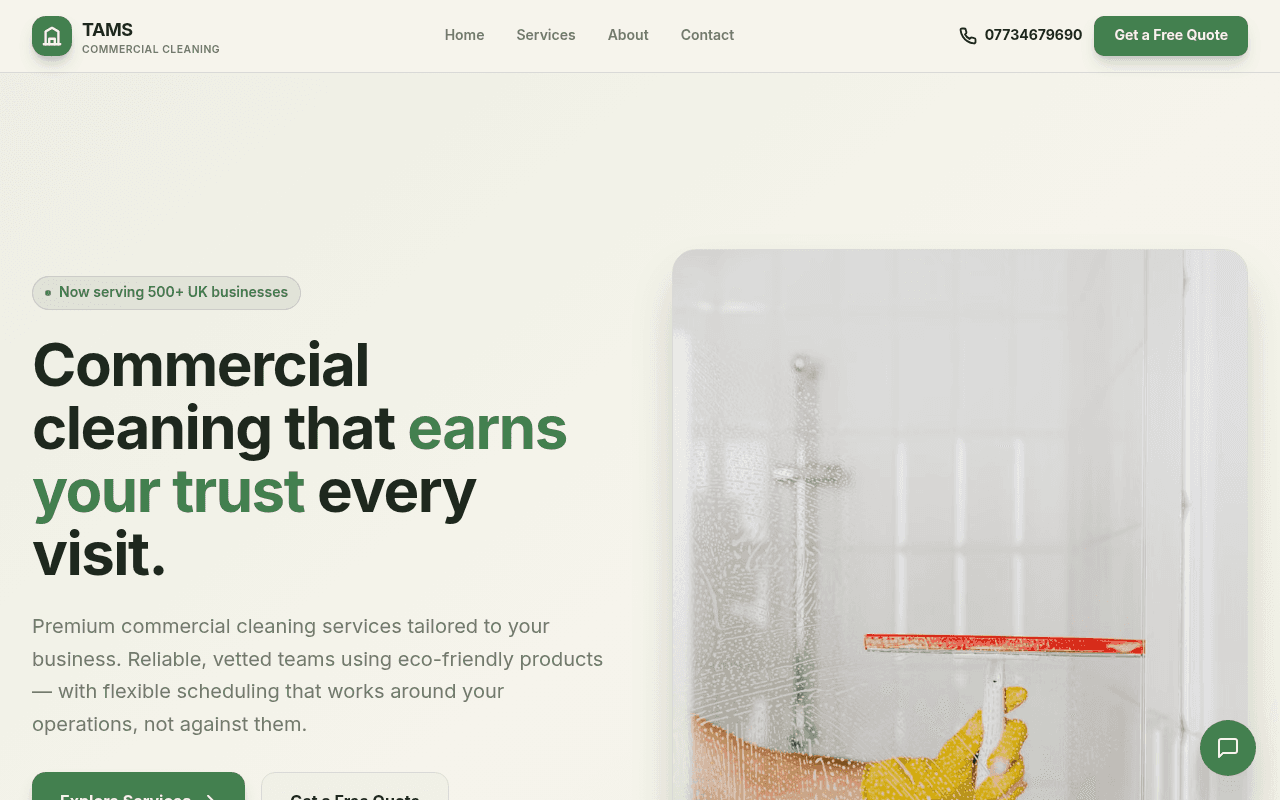 TAMS Commercial Cleaning Limited