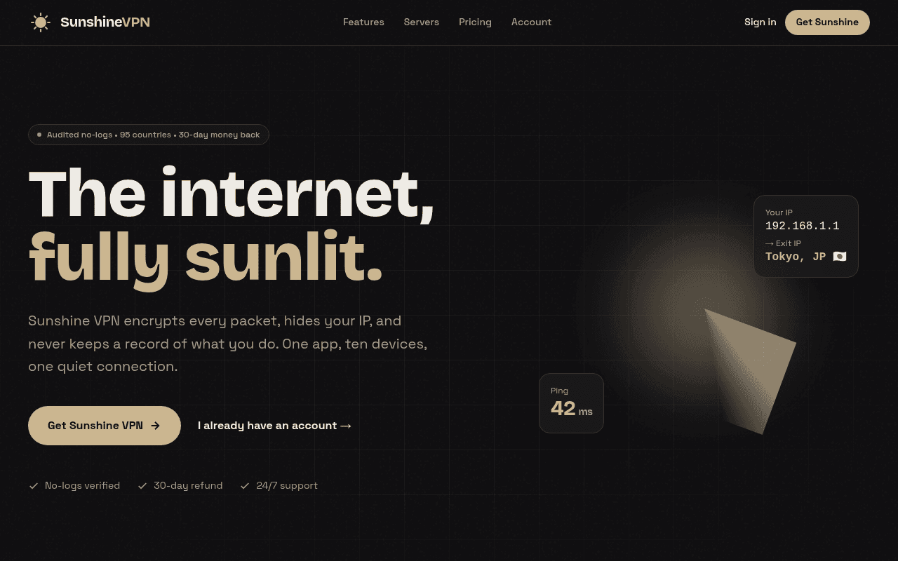 Sunshine VPN it