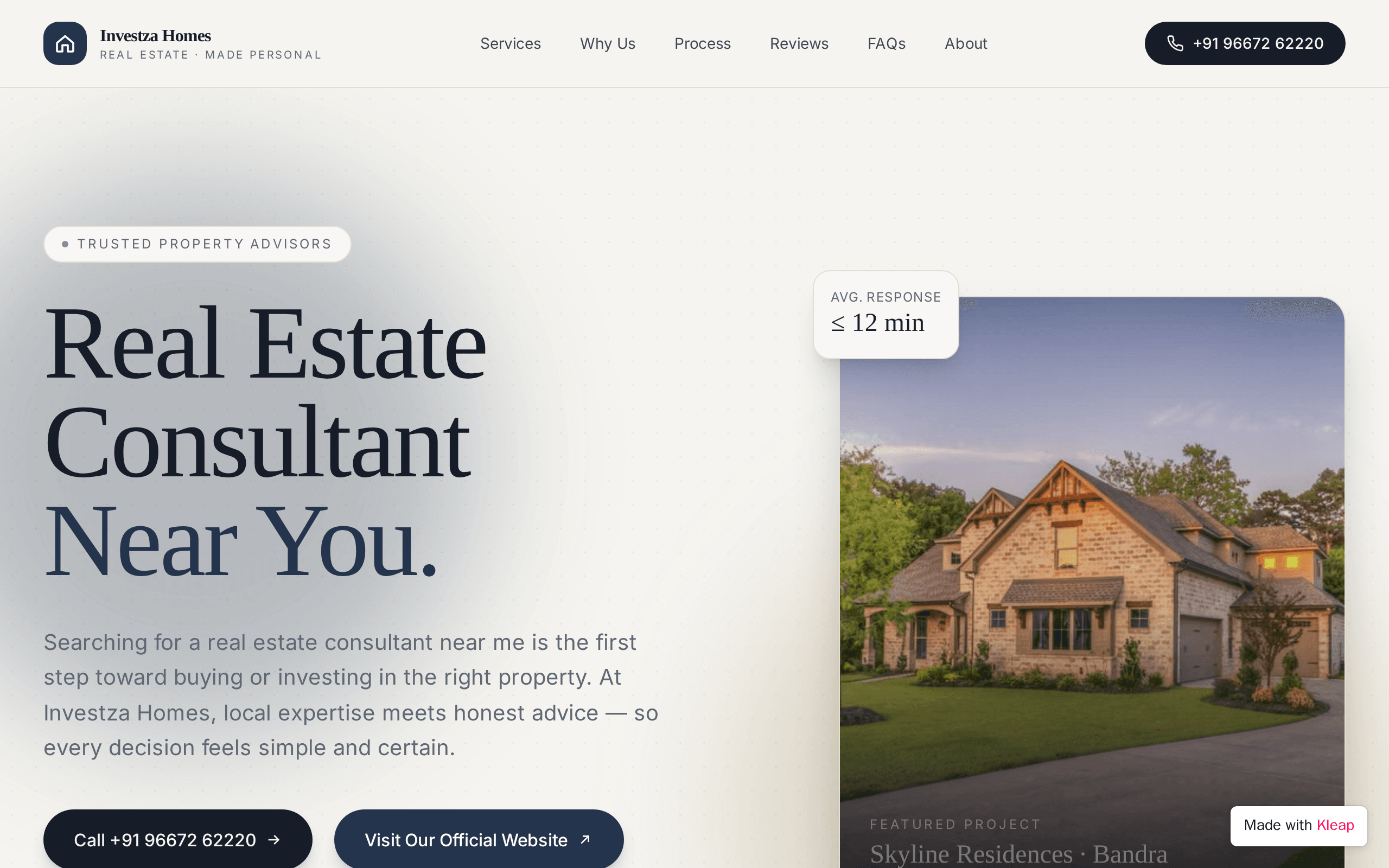 Real Estate Consultant Near Me