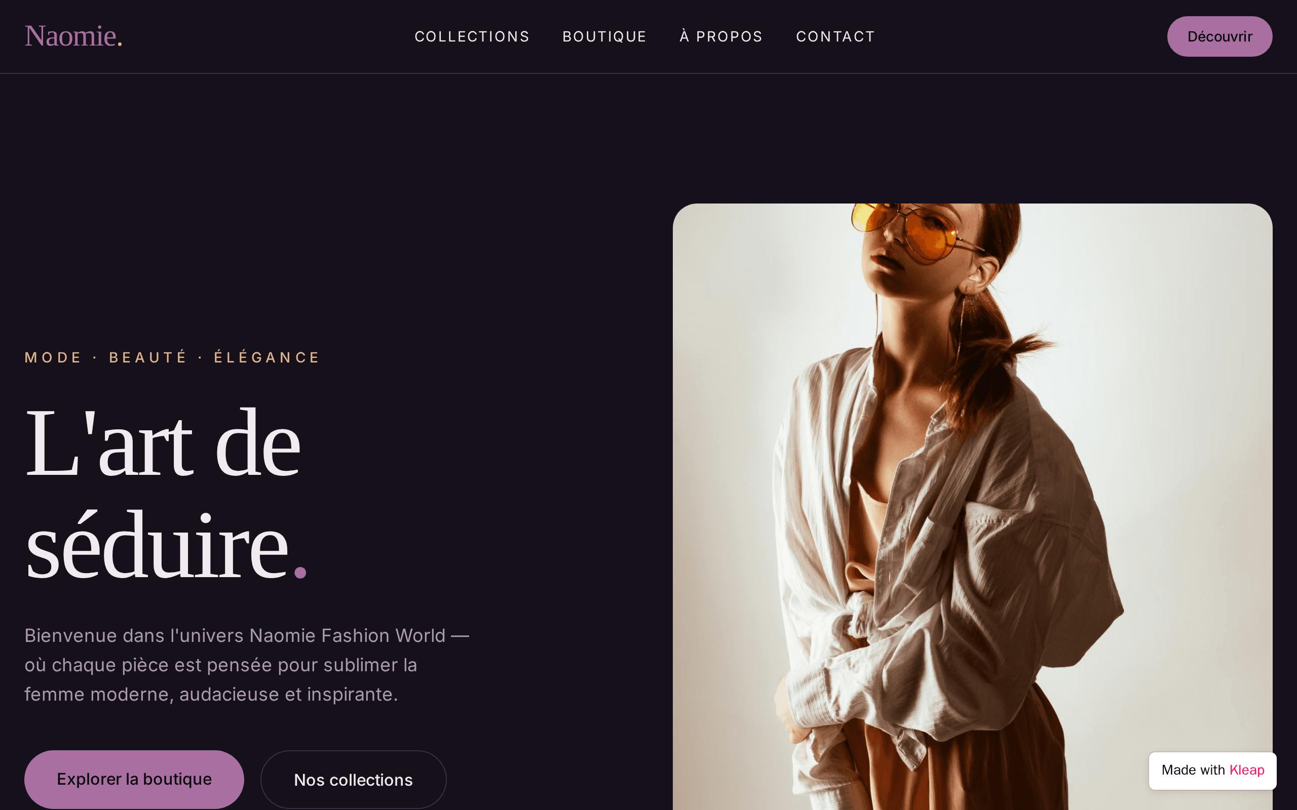 univers de Naomie Fashion World !Plus qu