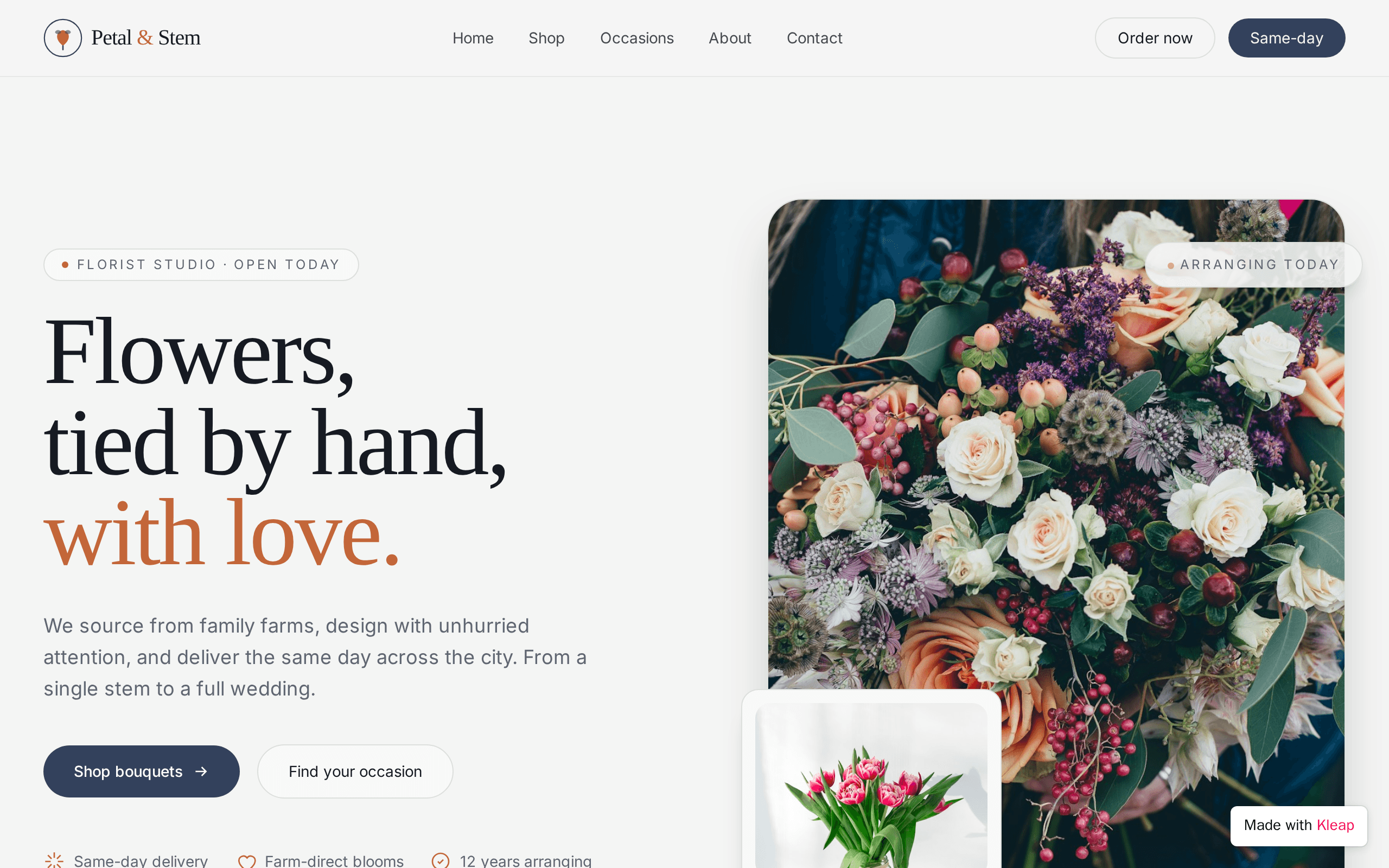 Petal & Stem