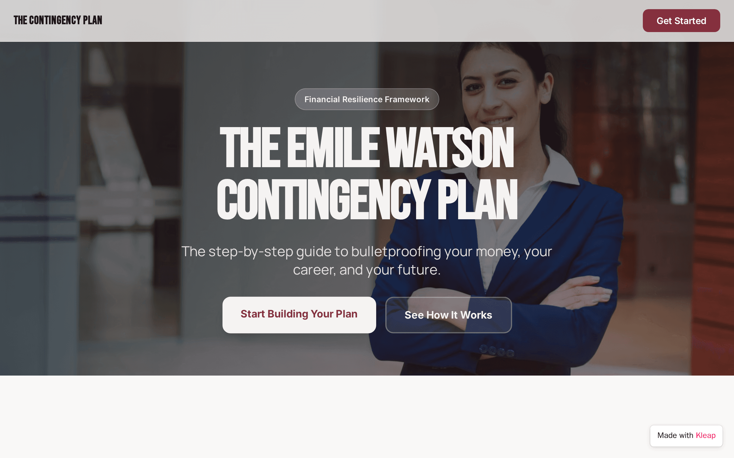 The Emile Watson Contingency Plan