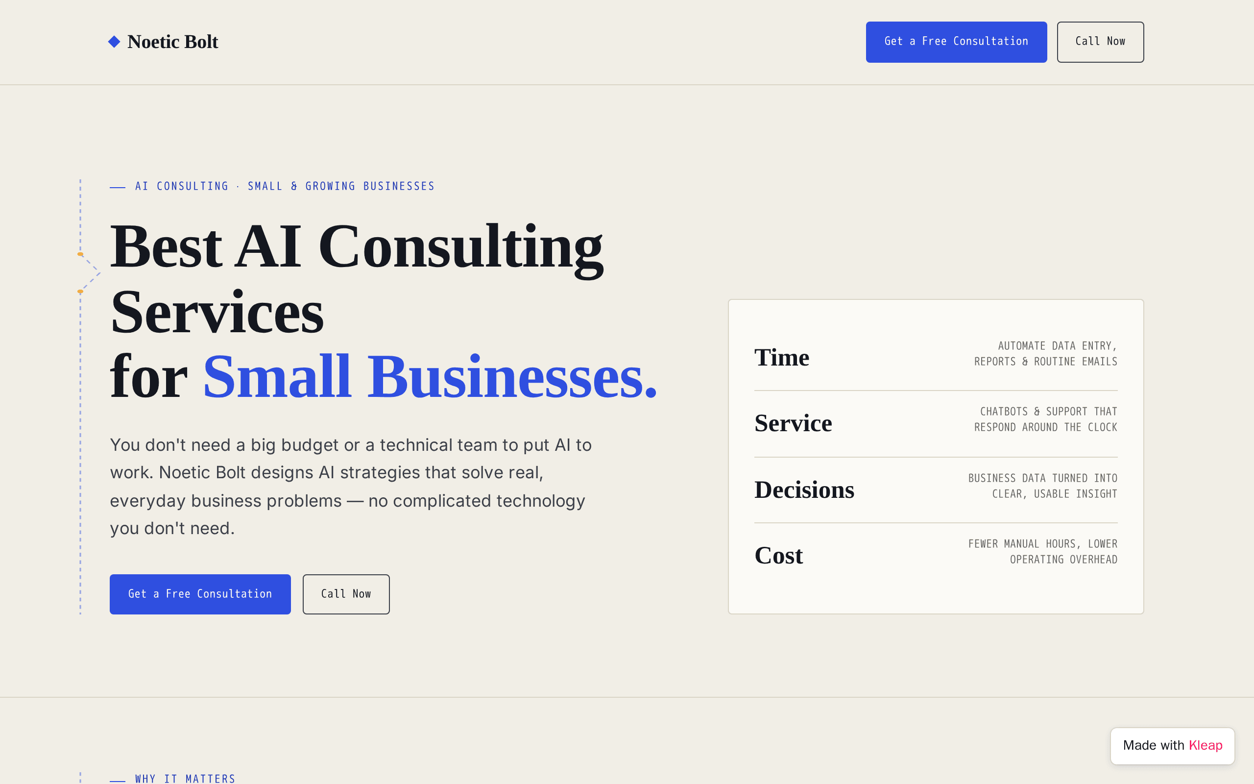 Best AI Consulting Services for Small Businesses