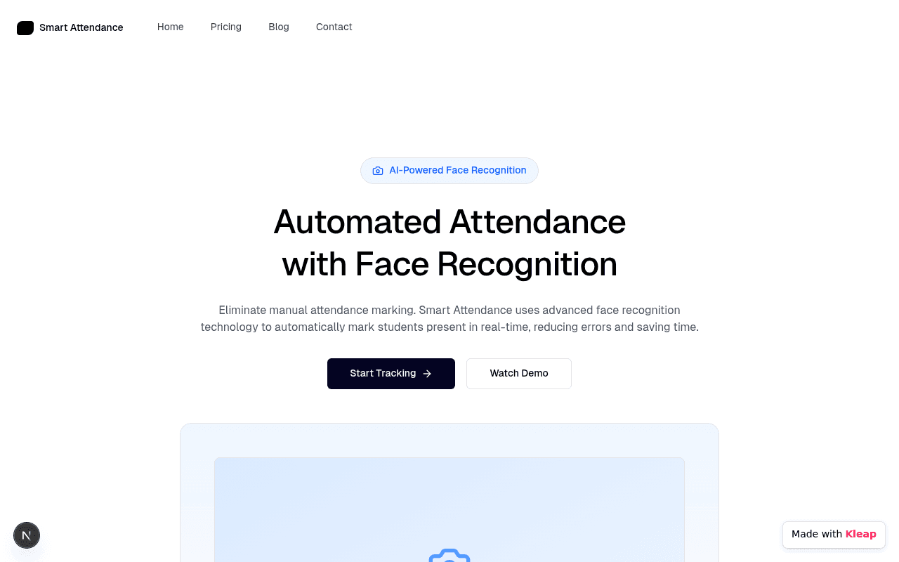 Intelligent attendance solution leveraging face recognition for streamlined operations.