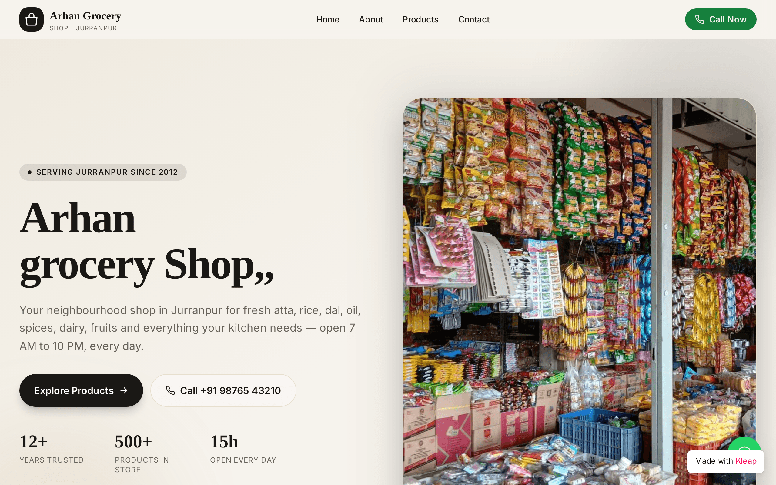 Arhan Grocery Shop