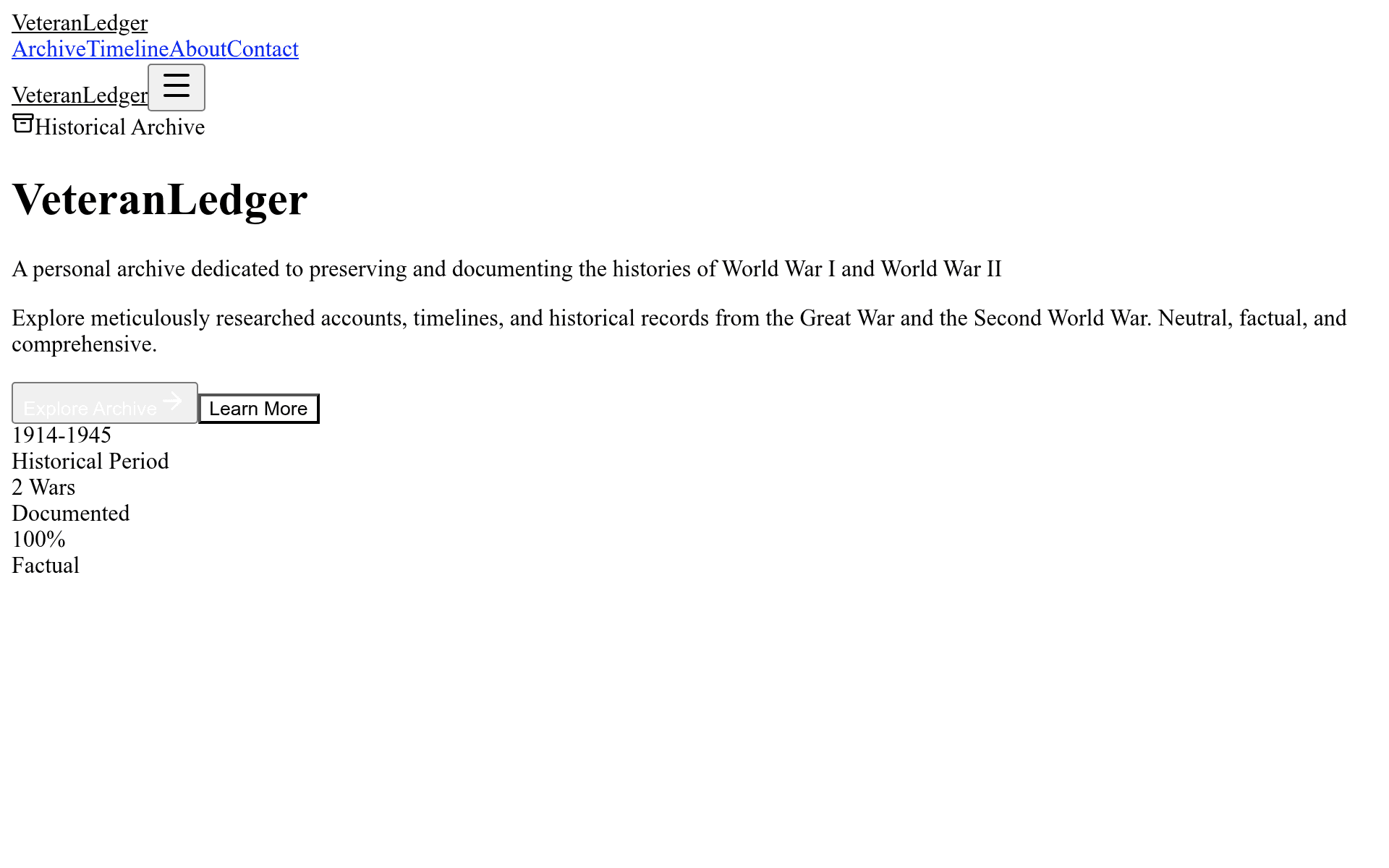 World War