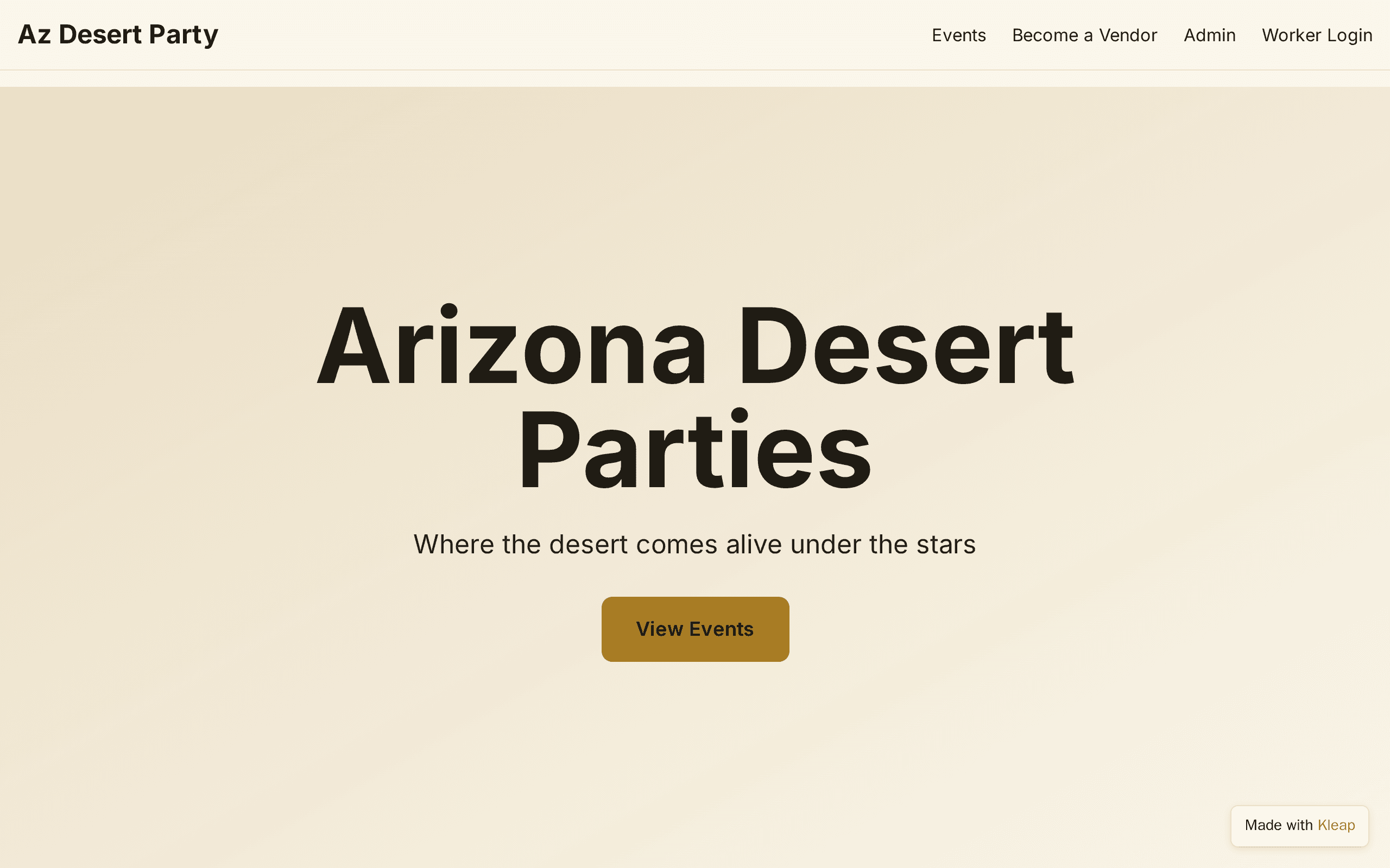 Az Desert Party