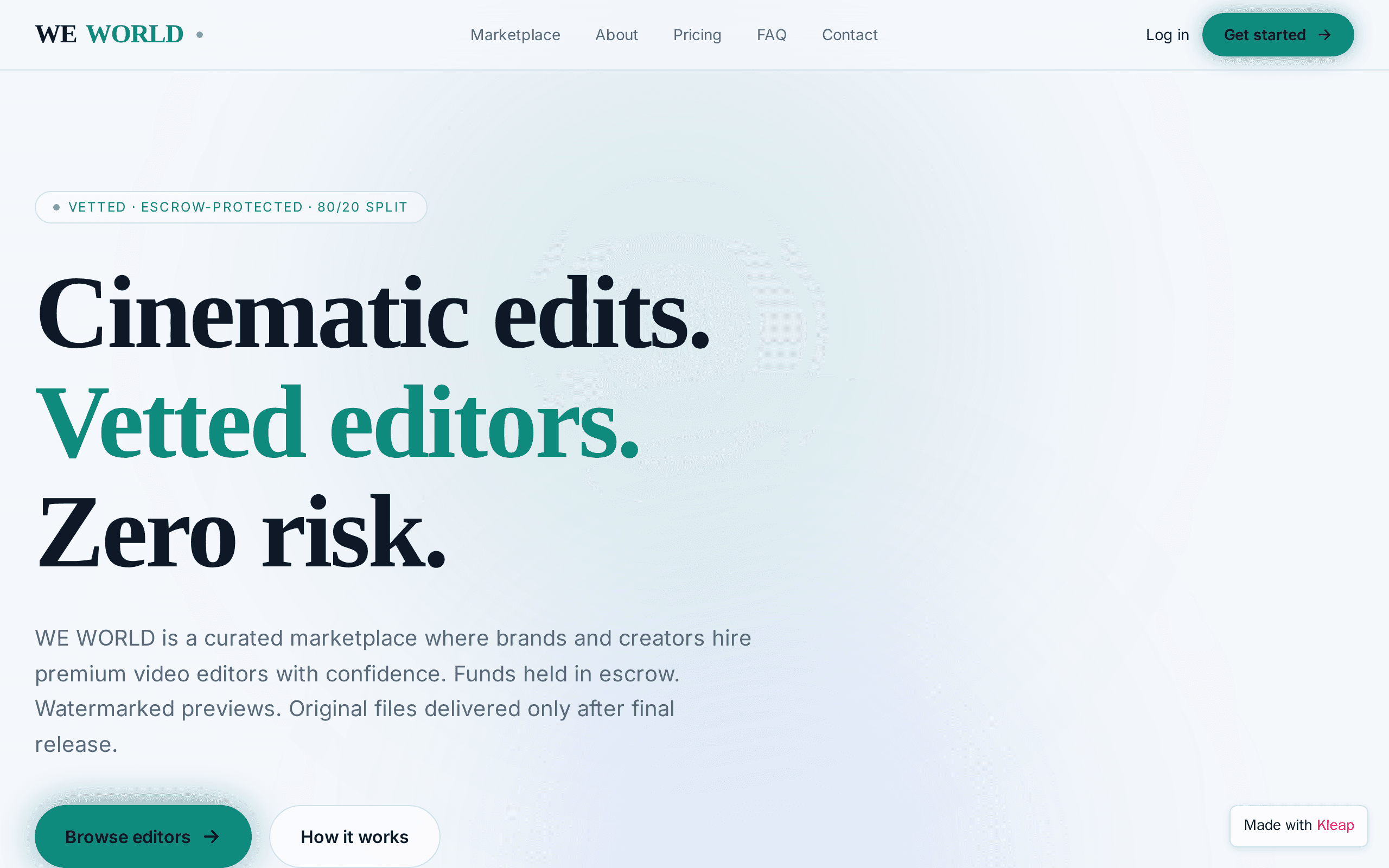 We editor