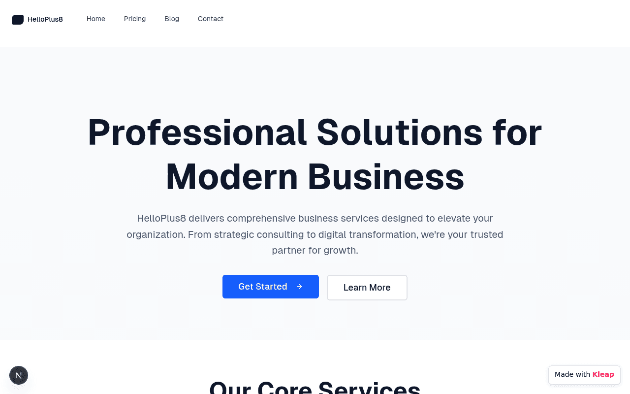A modern business solutions agency offering strategic consulting and digital transformation expertise.