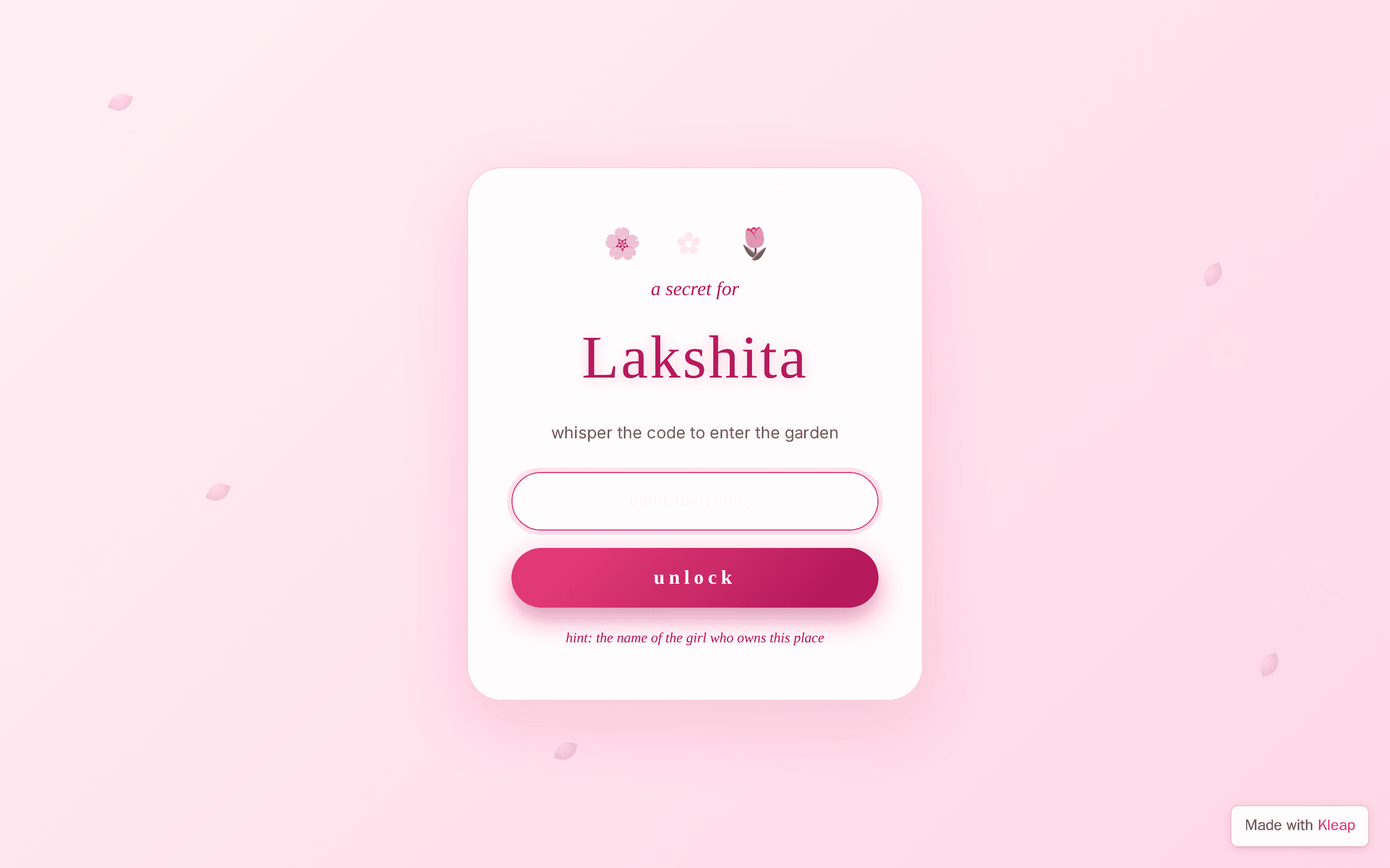 Lakshita Bloom