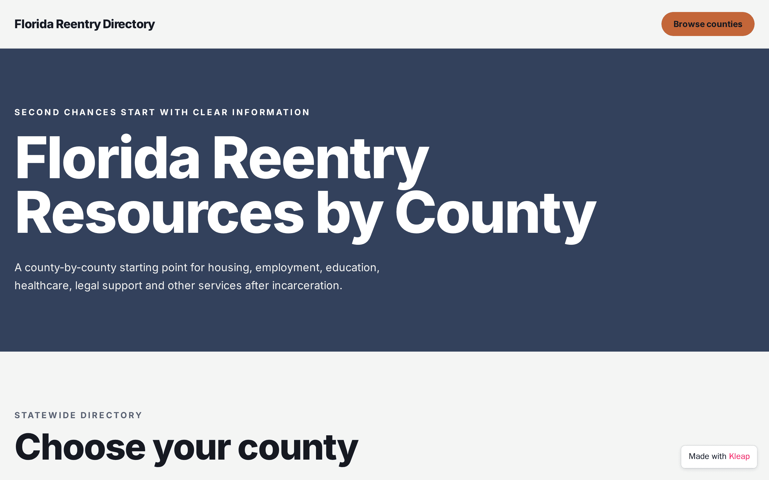 Florida Reentry Network