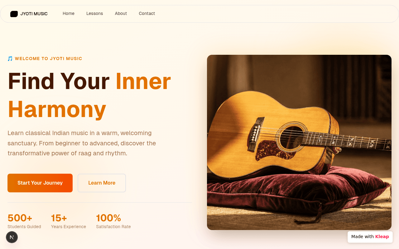 Discover Indian classical music in a welcoming online sanctuary with expert guidance.