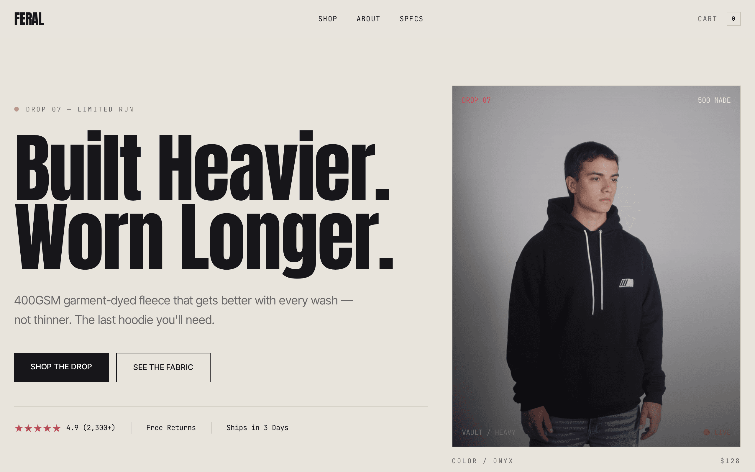 Heavyweight hoodies built to outlast trends.