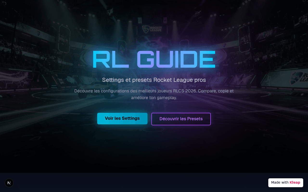 Optimize your Rocket League gameplay with expert settings and presets from pros.