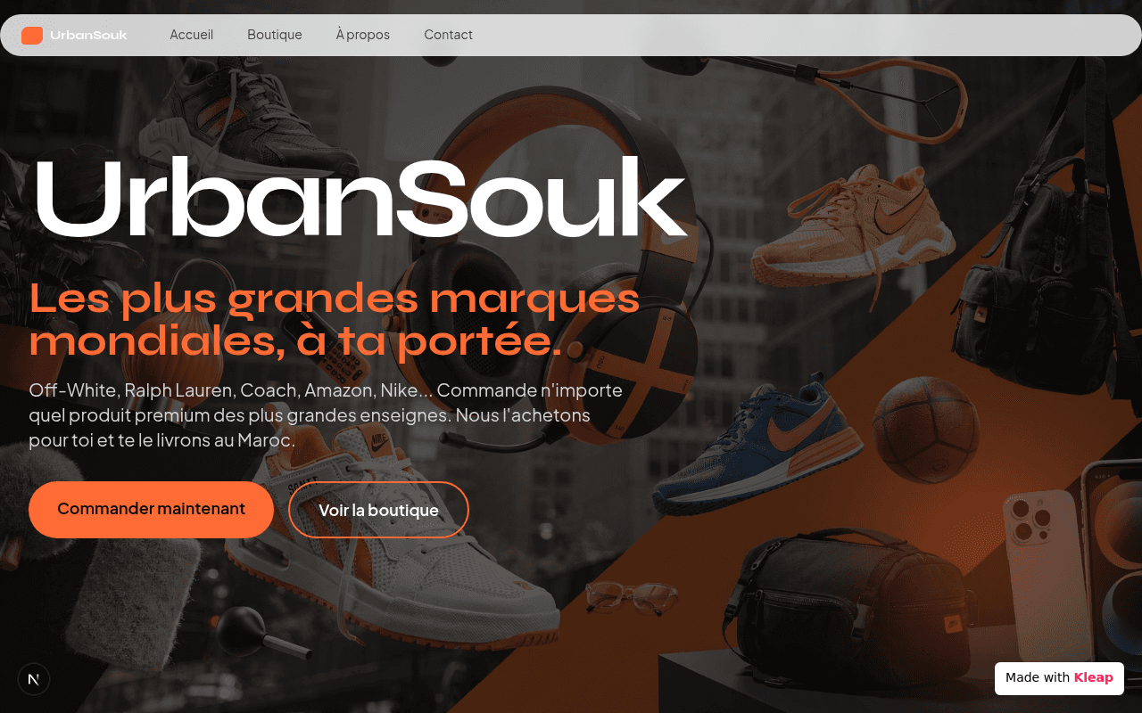 Access premium global brands delivered straight to your door in Morocco.