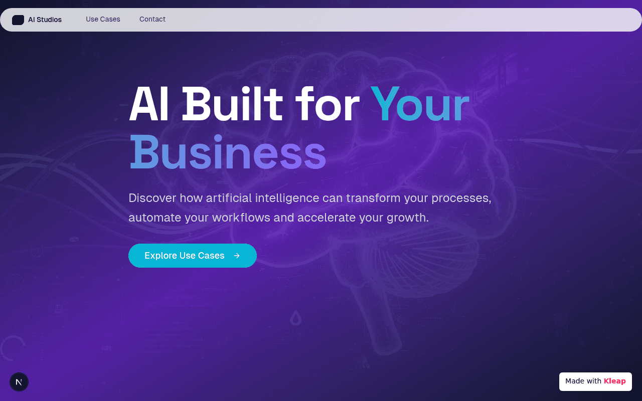 Ignite growth and streamline operations with AI solutions tailored for businesses.