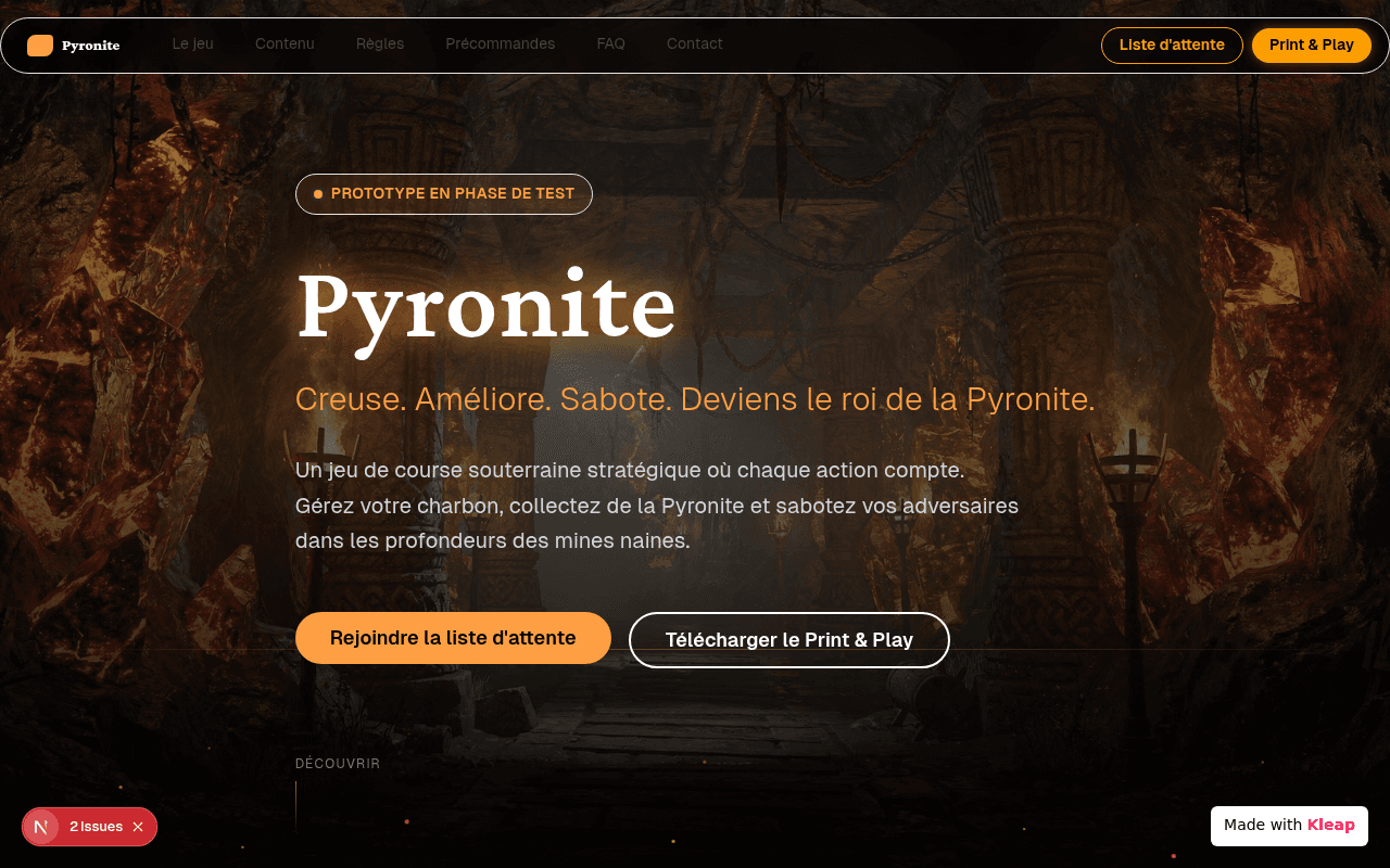 Mine, upgrade, and sabotage your way to become the king of Pyronite in this strategic underground race.