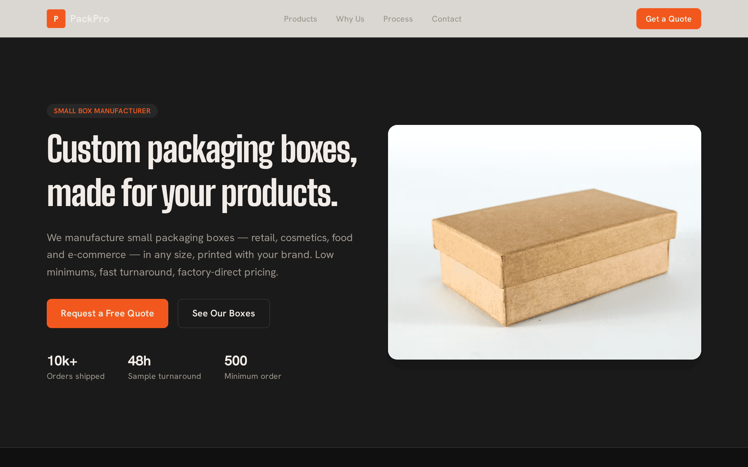 Screenshot of PackCraft Pro