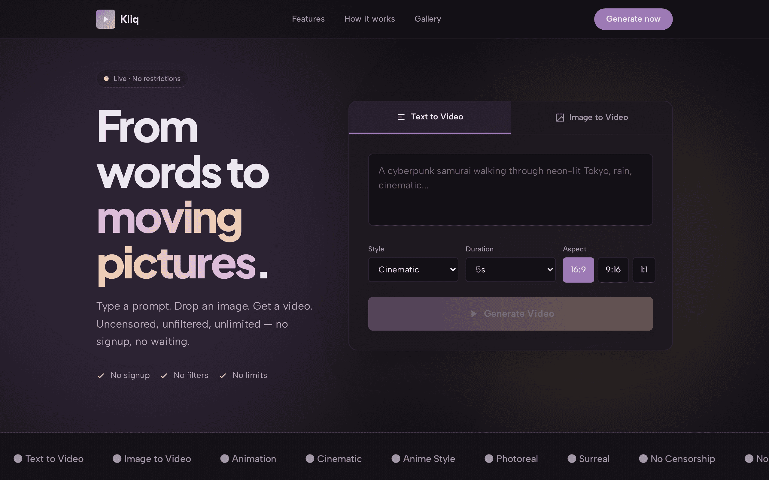 Screenshot of VibeForge