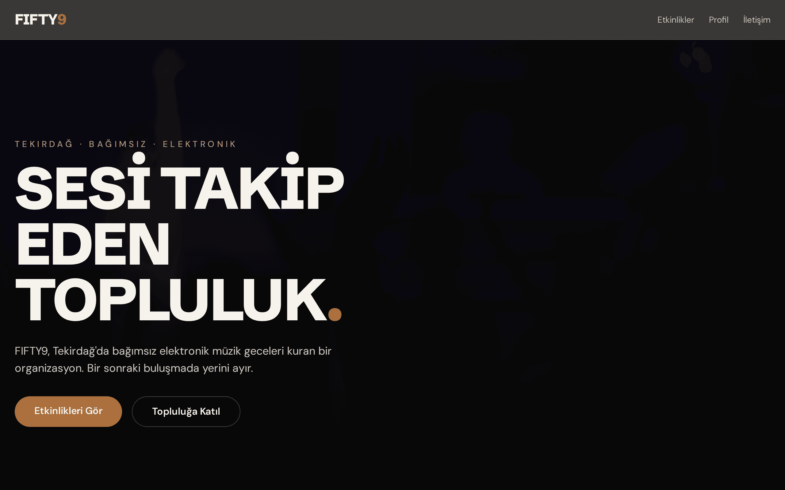 Tekirdağ's underground electronic music collective finds its dark, pulsing identity.