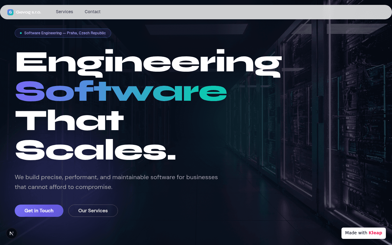 Engineers software that scales, delivering precise, performant, and maintainable solutions.