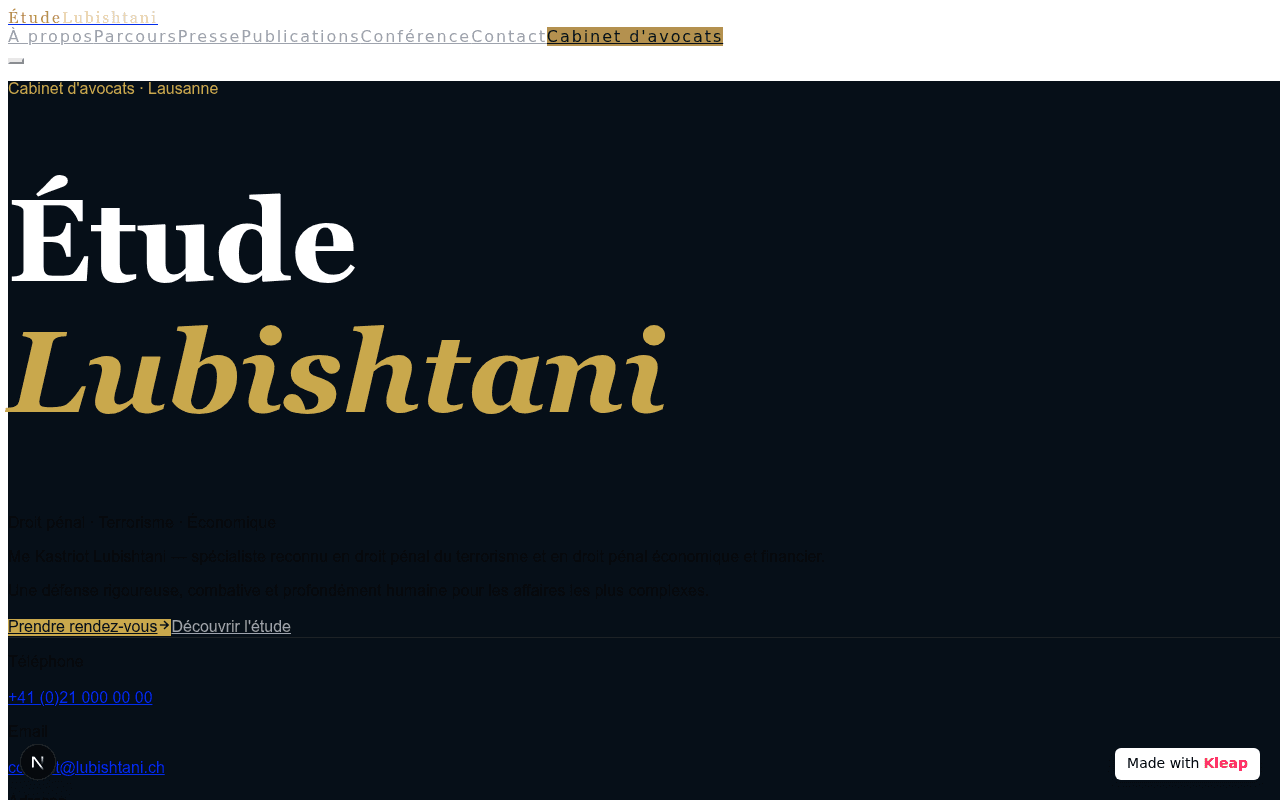Étude-Lubishtani