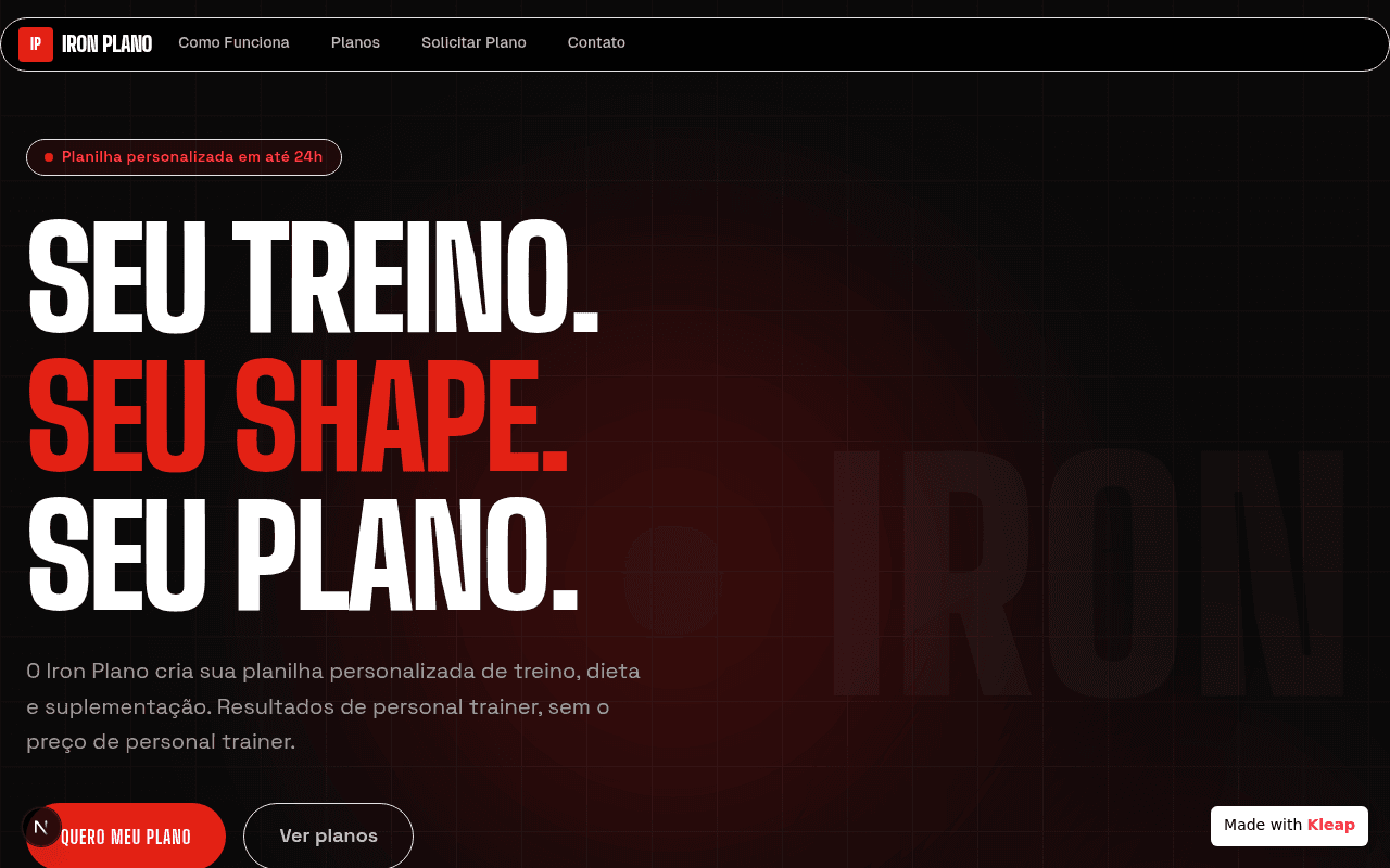Get your personalized workout and nutrition plan without the high cost of a personal trainer.