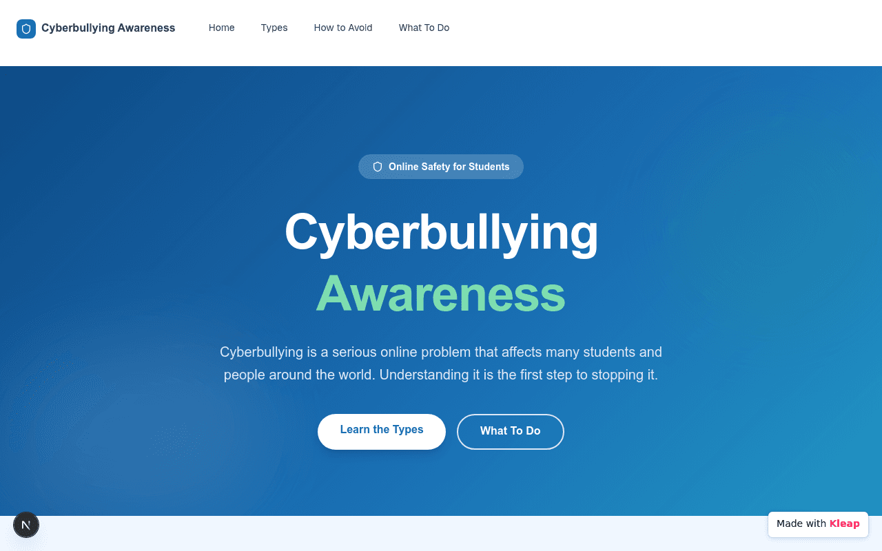 Cyberbullying Awareness