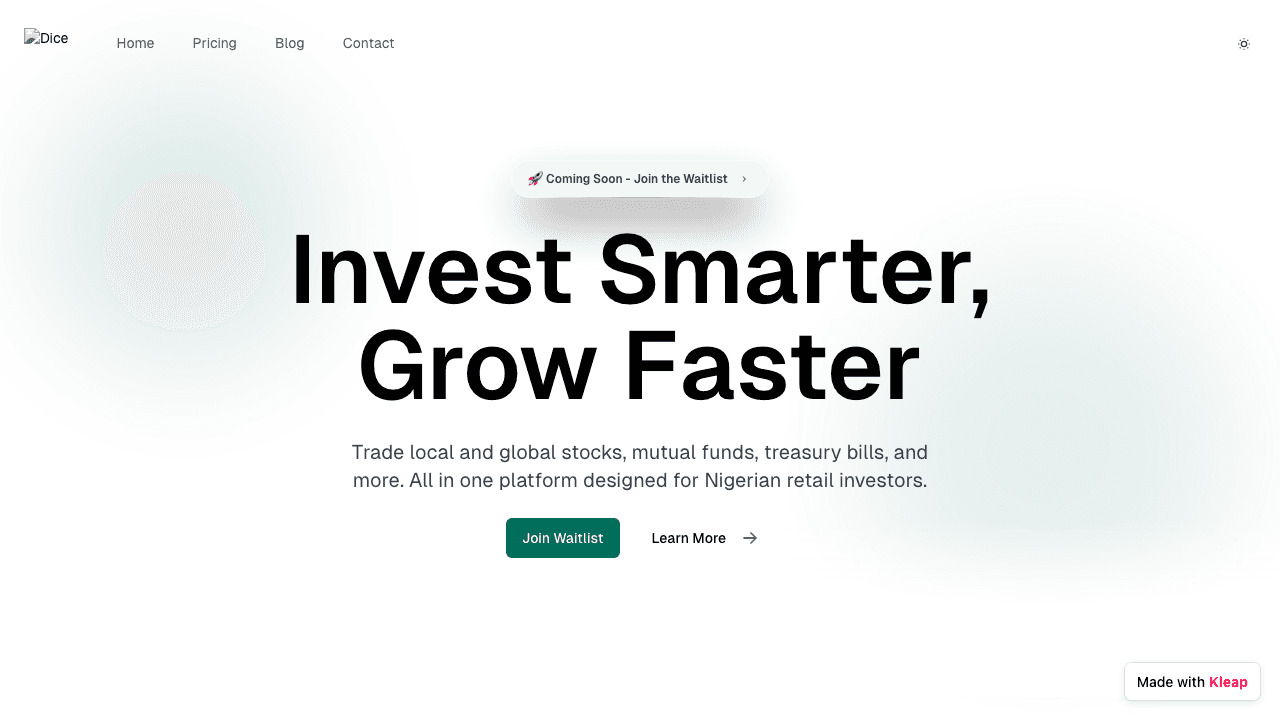 Invest smarter and grow faster with a platform for local and global stocks.