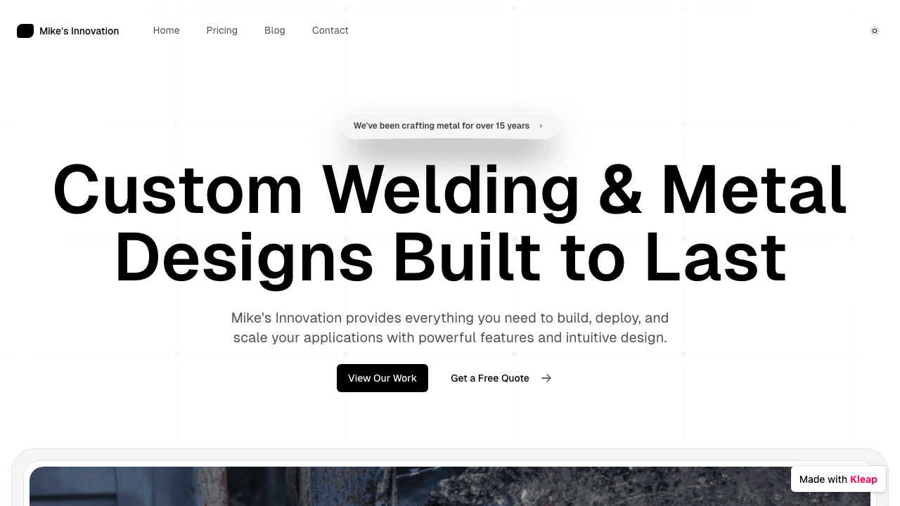 Expertly crafted metal designs that endure, from concept to application.