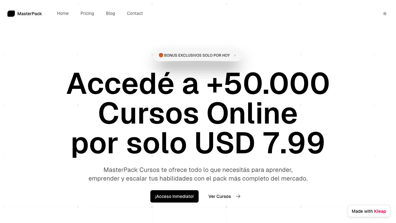 MasterPack Cursos