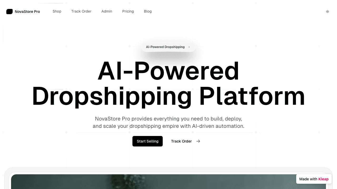 An AI-powered dropshipping platform designed to scale your e-commerce business.