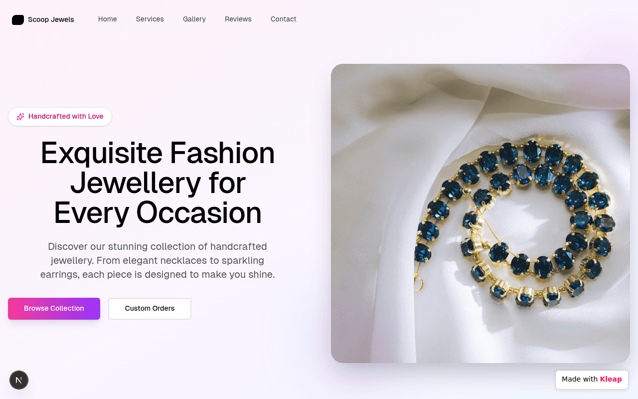 Elevate your style with handcrafted jewelry, perfectly suited for every occasion.