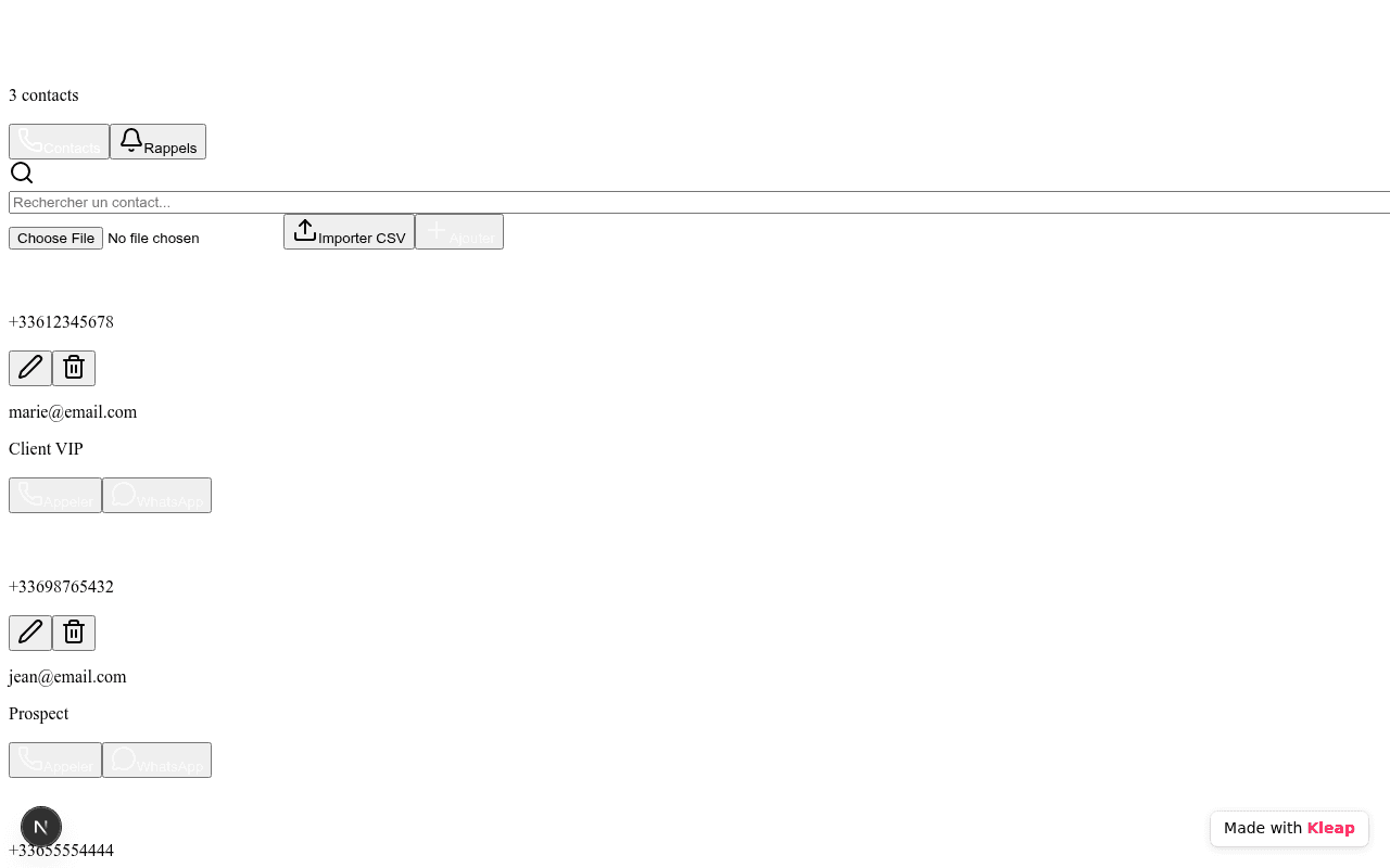 calllist