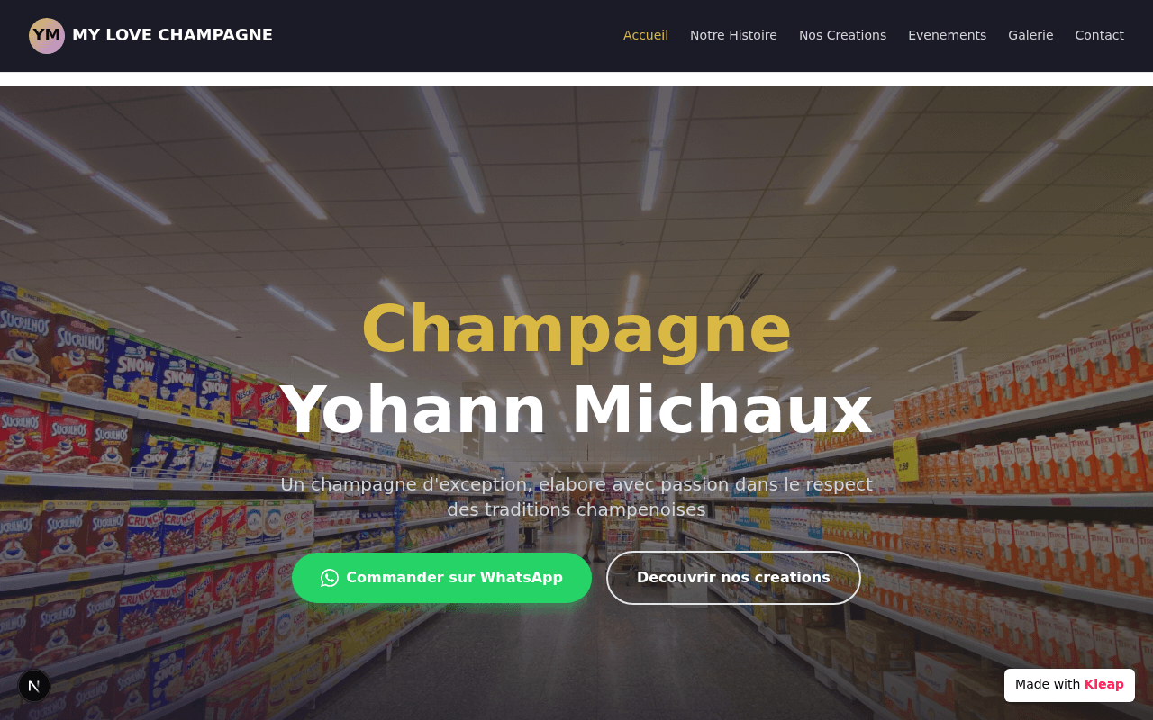 Champagne Yohann Michaux