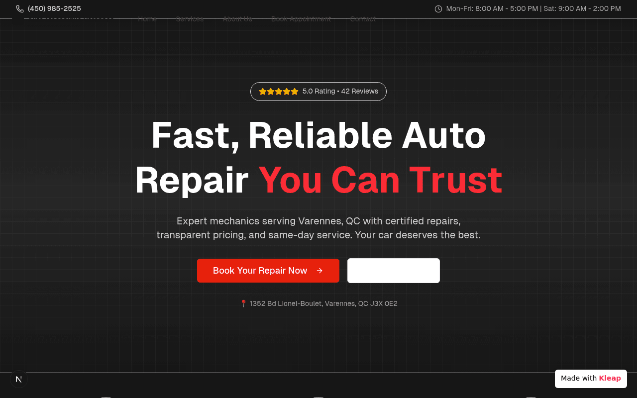 Expert mechanics ensure your vehicle receives transparent, reliable auto repair.