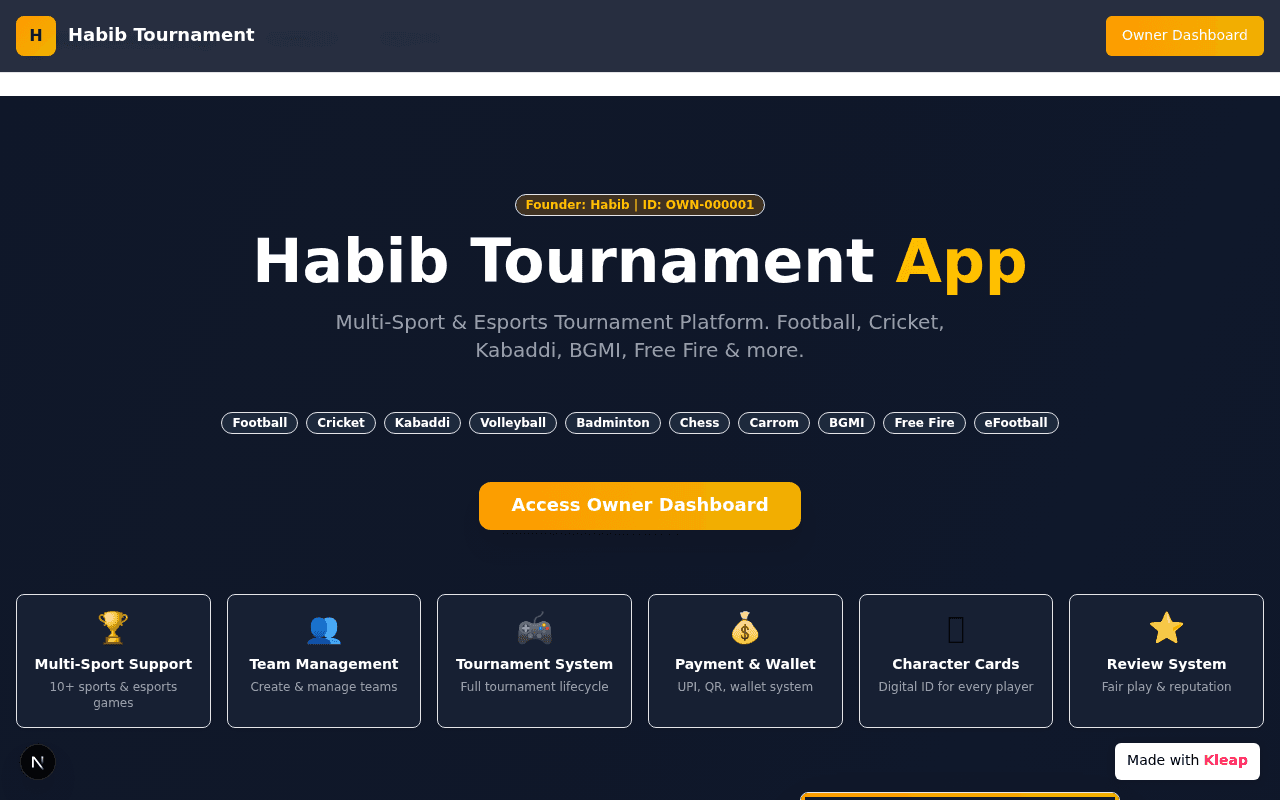 Platform Owner Name