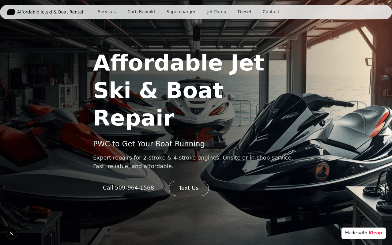 MarinePWCBoatRepair