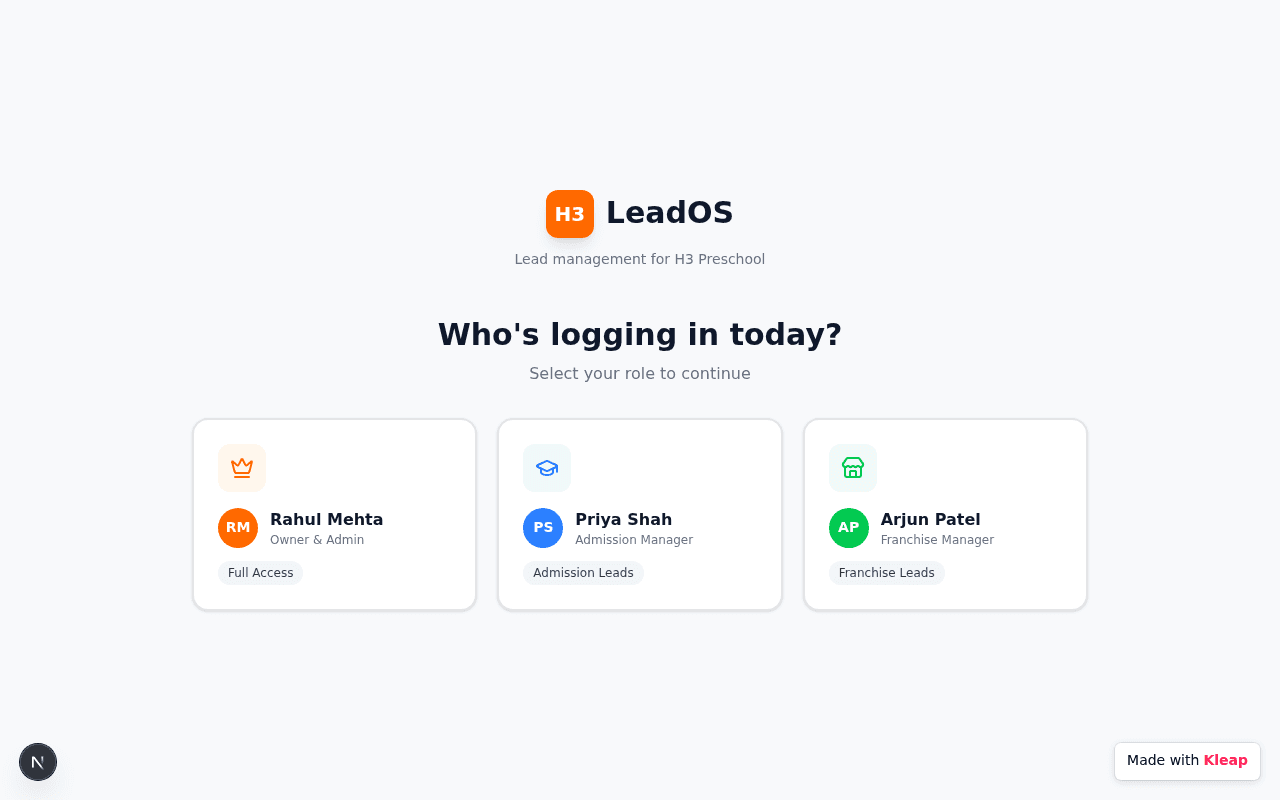 H3 LeadOS