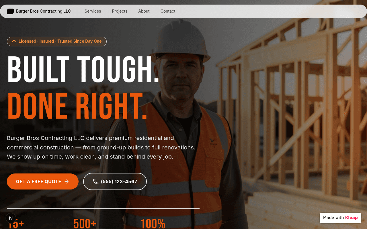 Burger Bros Contracting LLC